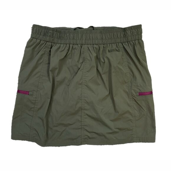 Pacific Trail Small Golf Skort Skirt Active Fitness Outdoor Zip Pockets Green - Picture 7 of 7